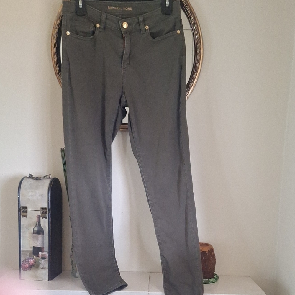 Michael Kors Khaki Green Trousers